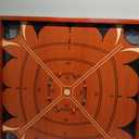 Carron Board Game Set, 27.5 Inch Crokinole/Backgammon/Bowling Game, Tabletop Flicking Game with Discs, All in One Board Game Set for Adults, Family Game Night