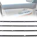 Inner Window Weatherstrip Compatible with Lexus RX330 2004-06/RX350 2007-09/RX400h 2006-08 Replace 68171-48032 68172-48032 68173-48031 68174-48031 Front & Rear Door Glass Weatherstrip