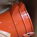 Winco Heavy-Duty Plastic Bucket/Utility Pail with Pour Spout, 10 Quarts, Red