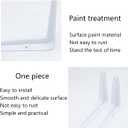 Shelf Bracket 1210 in, 10 PCS White Shelving Brackets, L Brackets for Shelves Shelf Install, Bookshelf, Garden Boards