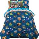 Naruto Anime Bedding Super Soft Comforter And Sheet Set With Sham, 5 Piece Twin Size, By Franco