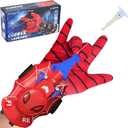 Spider Web Shooter, Spider Web Launcher, USB Charging one-Click Recovery,Cool Toy Things for Superhero Fans Suitable for Men and Kids (Spider Black)