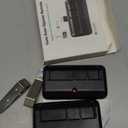 2 Replacement Garage Door Opener Remote, Compatible with Liftmaster Chamberlain Sears Craftsman Garage Door Opener 893MAX 373LM 973LM 893LM 891LM,2 Pack (Black)