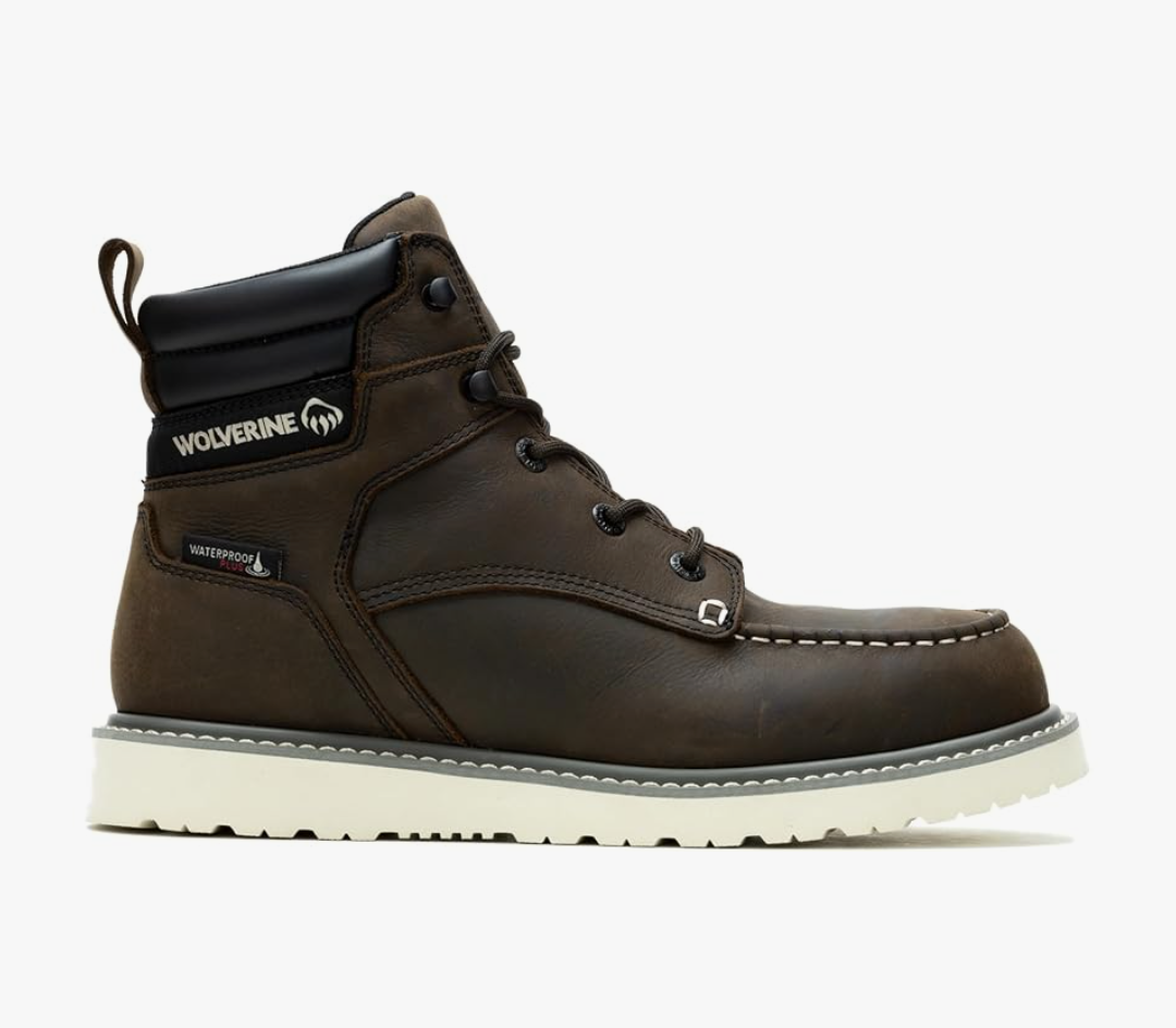 Wolverine Men's Trade Wedge Waterproof 6" Construction Boot 10