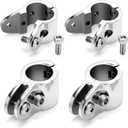 Bimini Top Jaw Slide Quick Release Marine Boat Hardware Heavy Dudy Bimin Top Hardware 316 Stainless Steel Inside Dia 7/8 or 1INCH 4 PCS