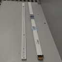 H Track Lighting Rails Kit 120V 3.3FT 3-Wire H Type Single Circuit with End Caps and Live End Feed Connector, Mounting Hardware (Black)