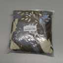 Bedding Fitted Sheet with Deep Pocket,Leaf Designs Printed Thicken Fabric Bed Sheets (Gray Leafs, Queen)