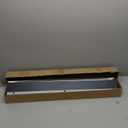 Barnsmith 6FT Sliding Barn Door Hardware Track Kit with Handles, Low Clearance Aluminium Alloy Box Rail Track, Black