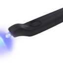 ASHATA Tweezer Light, Eyelash Tweezers Lamp, Mini Gel Curing Light Silicone Cordless Portable Handheld Lash Extension Lamp for Nail Art, Without