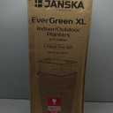 Mueller M-Resin Heavy Duty Tall Planter, Indoor/Outdoor Grande Plant, Tree, Flower Pot, 2-Piece Set, 27.5, Modern Design, Built-in Drainage, Beige