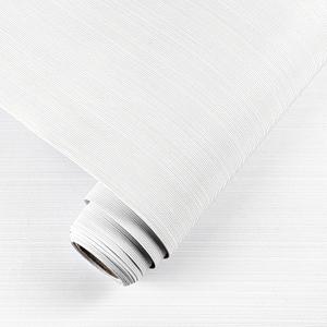 White Grasscloth Peel and Stick Wallpaper Linen Wallpaper 15.7" x 196" Vintage Texture Contact Paper Self-Adhesive Faux Grasscloth Wall Paper for Room Walls, Cabinets, Furniture, Shelf Linen