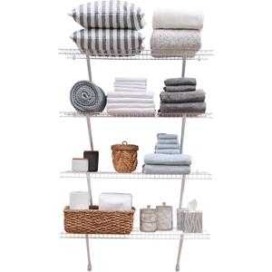 Rubbermaid Direct Mount Linen Shelf Kit 3' Length White