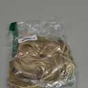 SARLA Invisible Wire Hair Extension with 3 Clips Synthetic Short Beach Wave Hairpiece Transparent Adjustable Headband for Women 16 Inch Dirty Blonde