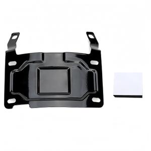 Upgrade License Plate Relocation Bracket for Harley-Davidson | Limited edition | Fits 1986-2025 Harley Softail/Touring | Dark night Black Aluminum | Rear Lower Position | Custom Style