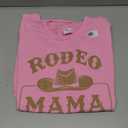 Rodeo Mama Cowboy Cowgirl Birthday Matching Family T-Shirt L