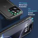 SPORTLINK for iPhone 16 Pro Waterproof Case - Shockproof Dustproof Case with Built-in Clear Screen Protector, Full Body Heavy Duty Sealed Protective Cover for i Phone 16 Pro 6.3" Black