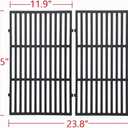Leship Grill Parts for Weber Spirit I & II 300 Series,Spirit E/S310 E/S320 E/S330 Spirit 700 Genesis 1000-3500 Gold Silver Platinum B/C Gas Grill.Fit for Weber 7638 7641 (17.5" Grates & Warming Rack)