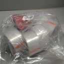 Zuvo Heavy Duty Tape Gun and Dispenser with 6 Clear Packaging Tapes. Clear Packaging Tape 44mm X 66m with Metal Tape Gun Dispenser for Moving Boxes,Warehouse Or General Packing Needs