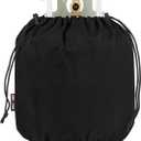 Unicook Propane Tank Cover 20lb, Outdoor Heavy Duty Waterproof Gas Tank Cylinder Cover with Adjustable Drawstrings, Dress up Your Gas Grill, Fits Standard 20lb Cylinder, Black