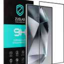 TZGZT Camera Protection for iPhone 12 Tempered Glass, [Accessories] Magnetic Protective Cover with 2X Screen Protector, Women for iPhone 12, Silicone Green#3 and 
ZUSLAB Clear Screen Protector Compatible with Galaxy S24 Ultra 6.8'' 2024,【1 Pack】 Tempered Glass Cover with Black Edge, Easy Install Bubble-free Anti-Scratch 9H HD Touch Screen Film Transparent