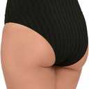 S3 Swim Womens Smoothing Ultra Banded High Waist Bottom ,small