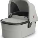 UPPAbaby Bassinet V3 - Compatible with Vista, Cruz, Ridge Strollers - Overnight Sleep Solution - Mattress, Sheet and Bug Shield Included - Crib