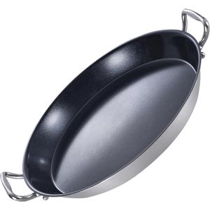 LOLYKITCH Nonstick Paella Pan | Ceramic Coated | 16 Inch for Family of 8-10