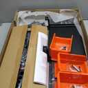 TORACK 109 PCS Pegboard Wall Organizer 4 ft. Garage Metal Pegboard Utility Tool Storage Kit w/Toolboard Hooks & Pegboard Hooks Accessories, Wall Mounted Storage Bins & Shelf (Grey)