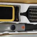 Reciprocating Electric Grill Brush, Fire-Resistant BBQ Grill Brush, Bristle-Free Grill Brush for Outdoor Grill, Grill Cleaner with 3 Heads, Cordless Grill Cleaning Brush with 3600 mAn, Silver