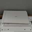 dnbss Nightstand with Charging Station and LED Light, Modern Night Stand with 2 Drawers, Smart Nightstand with USB Ports and Wireless Charger, Bedside Table for Bedroom, White