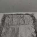 100% Real Mongolian Lamb Fur Cushion Cover/Pillowcase (Grey, 18x18inchs)