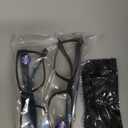 Gaoye +1.25 2-Pack of Reading Glasses - Blue-Light Filter, UV Protection - Readers with Rectangle Frames