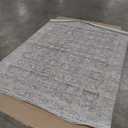 Loloi Amber Lewis Alie Collection ALE-05 Charcoal/Beige 7'-10" x 10', .13" Pile Height, Area Rug