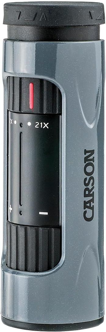 Carson MonoZoom 7-21x21mm Zoom Monocular (ZM-721),Gray, XX-Large