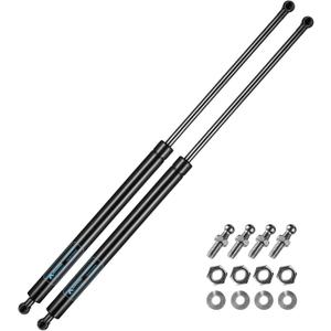 ARANA Gas Struts 28 inch 200 Pound with 10MM Ball Studs, 28" Gas Spring Shocks Lift Supports for Heavy Duty Lid Snowmobile Trailer Tonneau Cover Trap Door Custom Wooden Lid(Fit 180-220lbs Lid), 2Pcs