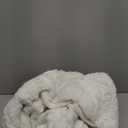 Bedsure GentleSoft Fluffy Faux Fur Throw Blanket for Couch, Soft Fuzzy Fleece Blankets & Throws, Cream Bed Decor Cozy Gifts for Women Teen Girls, Minky Thick Warm Plush Gifts for Birthday, Anniversary