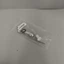 Toilet Handle Replacement Kit - Chrome Finish Tank Flush Lever with Stainless Steel Flapper Chains, Seal Gasket and Nut, Universal Toilet Trip Lever (Side Mount)