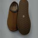 Women's Platform Slippers Winter Mini Boots Anti-Slip Suede Slip on Women Sneakers Fur Lined House Slippers for Indoor Outdoor 9