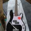 Squier Mini Precision Bass, Black, Laurel Fingerboard