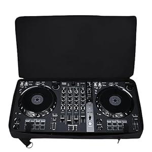 Large capacity DJ storage case for Pioneer DDJ FLX6 gt, Pioneer DDJ FLX6 Soft travel storage box compatible with pioneer DDJ SX/ DDJ SX2/ DDJ SX3, Multi-functional storage bag for Outdoors Party Bar