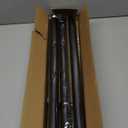 Vintage Pewter Curtain Rod 36 to 72 Inches Curtain Rods for Windows Adjustable Heavy Duty Drapery Rod with Bird Finials for Living Room Bedroom