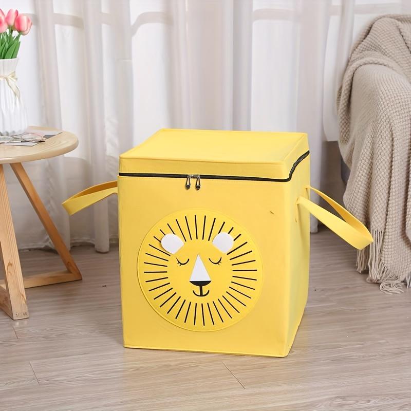 Toy Storage Basket and Play Mat-3X Large Organizer Storage Bin for Toys,Foldable Lego Mat Storage Bag- Felt Toy Storage Play Mat for Kids Toy Box for Boys & Girls(15" X 15" X 18")