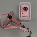 Upgrade Kids Selfie Camera,Chritmas Birthday Gift for 3-9 Years Old Girls, Portable Toy for 3 4 5 6 7 8 9 Year Children, Toddler 1080HD Digital Video Camcorder Camera with 32G SD Card Pink