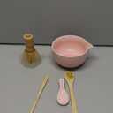 Clay&Fire Matcha Whisk Set, 9 pcs Ceramic Matcha Set, Gifts for Women,Matcha Bowl with Spout and Whisk, Matcha Kit for Matcha Lovers, Ideal Gift Christmas, Birthday, Anniversary (Pink)