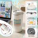 Yungyan 6 Pcs Graduation Gift for Bsw Msw Dsw Social Worker Appreciation Gifts for Women Men Coworker Office Stainless Steel Insulated Tumblers Coffee Travel Mug Cup with Lid