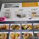 Ninja Air Fryer Toaster Oven Combo | 8-in-1 Functionality | Flip Up & Away for Storage Space | Air Fry Basket, Sheet Pan, Wire Rack & Removable Crumb Tray |1800 Watt | Stainless Steel | SP151, 17.01 in L X 15.75 in W X 7.68 in H