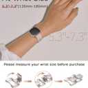 Minyee Metal Bands Compatible with Fitbit Sense 2/Versa 4/Versa 3/Sense Bands Women, Dressy Stainless Steel Chain Honeycomb Designer Luxury Chic Link Bracelet Wristband Replacement Strap for Versa 4