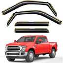 Amazon.com: Saleago in-Channel Window Rain Guards Fit for Truck Ford F150 2015-2020 SuperCrew (Fit for Ford F250-F550 2017-2025) Extra Durable Window Visors Window Deflectors Vent Shades Car Accessories-4 pcs : Automotive