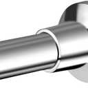 Shower Curtain Rod Silver, 44-75 Inch Tension No Drill Spring Rust-Resistance Adjustable Curtain Rod for Bathroom Shower Stall, RV, Windows, Closet, Polished Stainless Steel, Anti-Slip, No Drilling
