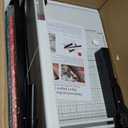A4 Paper Cutter Professional Guillotine Trimmer - Heavy Duty Paper Cutting Craft Machine with 380 Sheet 2.85oz Paper Capacity, Additional 1 Red Knife Pad, 2 Rubber Feet and 1 Set of Positioning Screws